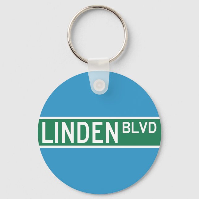 Llavero Rótulo Linden Boulevard (Anverso)