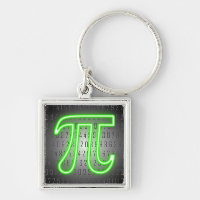 Llavero Rótulo Neon Pi Day (Frente)