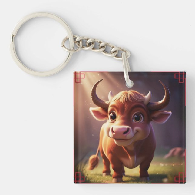 Llavero Rótulo Ox Zodiac (Frente)