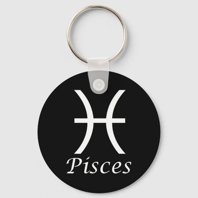 Llavero Rótulo "Pisces" Zodiac (Anverso)