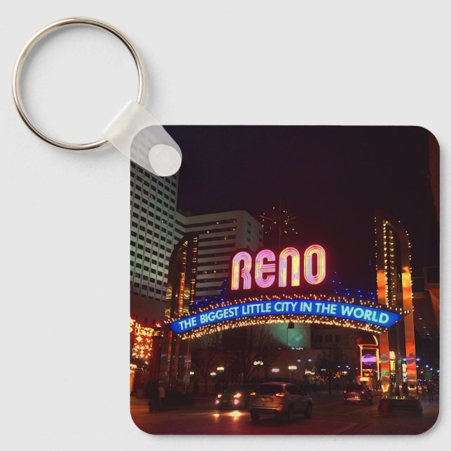 Llavero Rótulo Reno Arch #1 Keychain (Anverso)