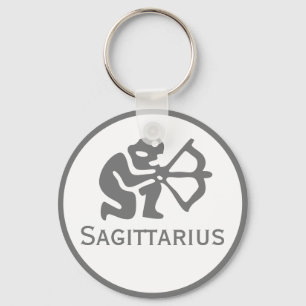 Llavero Rótulo sagitario del diseño zodiaco