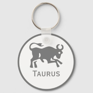 Llavero Rótulo Taurus del diseño Zodiac