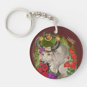 Llavero Rótulo Taurus Zodiac