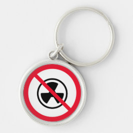 Llavero Rótulo tradicional de peligro por radiación | Keyc