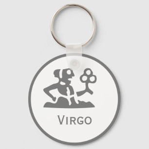 Llavero Rótulo Virgo del Diseño Zodiaco