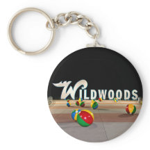 Rótulo Wildwoods en Wildwood New Jersey