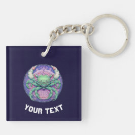 LLAVERO RÓTULO ZODIAC DE CÁNCER PERSONALIZADO