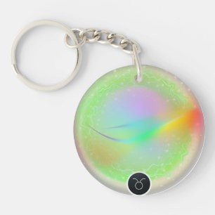 Llavero Rótulo Zodiaco moderno Taurus Cita Elemento Tierra