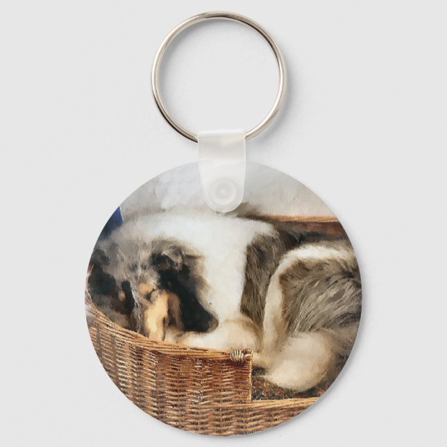 Llavero Rough Collie Art Gifts (Anverso)