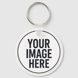 Llavero Round Photo Upload Keychain for Everyday Use