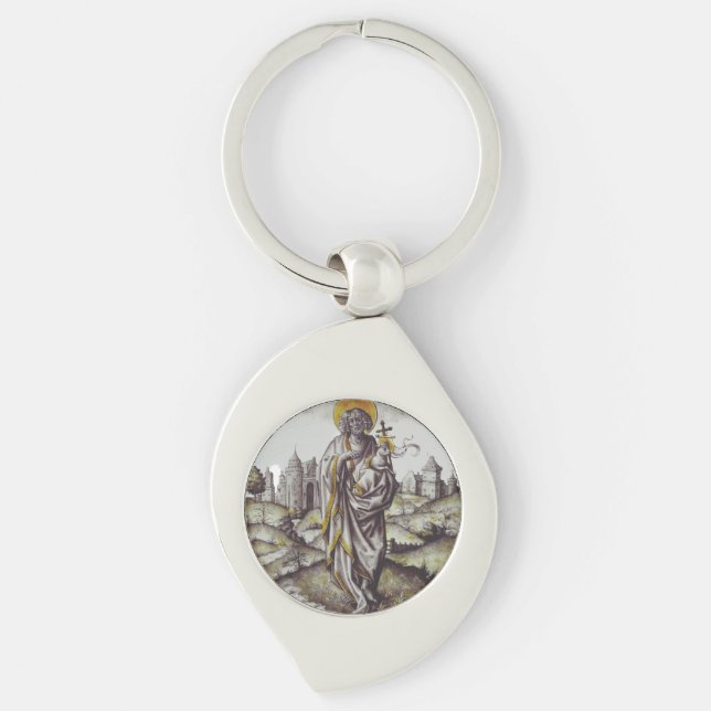 Llavero Roundel con San Juan Bautista (Anverso)