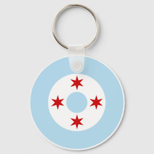 Llavero Roundel de la fuerza aérea de Chicago (ala del