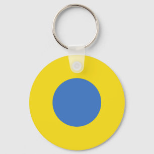 Llavero Roundel de la Fuerza Aérea Ucraniana