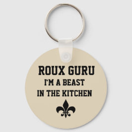 Llavero Roux Guru Rougarou Funny Louisiana Keychain