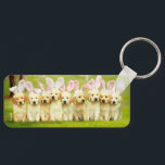 Llavero Row of Puppy Bunnies<br><div class="desc">Ready. Set. Easter! | Avanti,  the Global Humor Brand™ has been entertaining the world with its Feel Good Funny greeting cards for over 40 years. Our characters live life to the fullest and celebrate the humor in everyday life.</div>