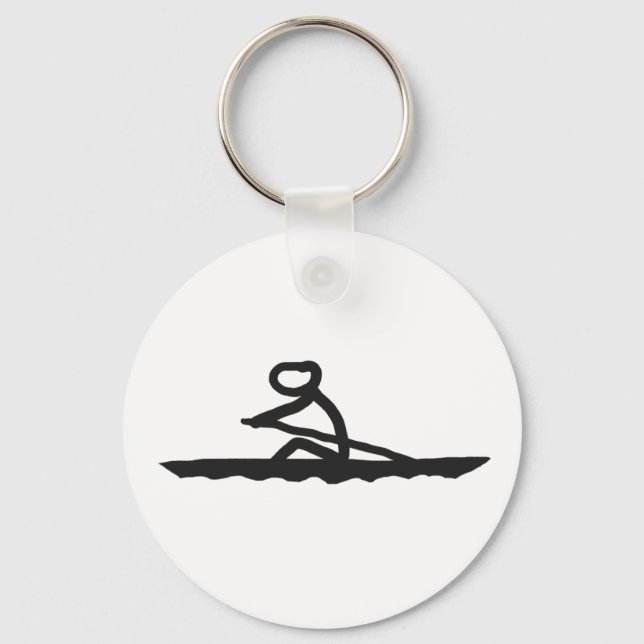 Llavero Rowing Stickman (Anverso)