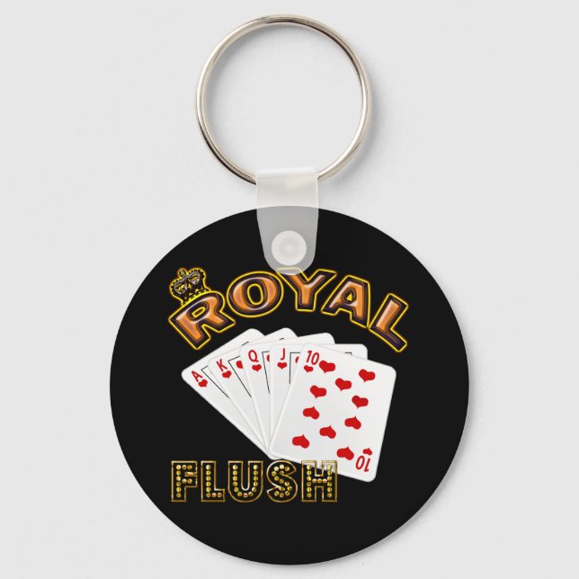 LLAVERO ROYAL FLUSH (Anverso)