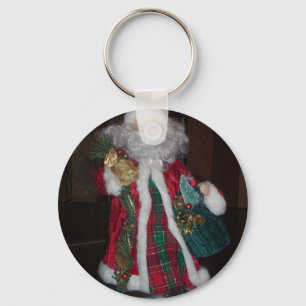 Llavero Royal Plaid Hohoho Santa Merry Navidad