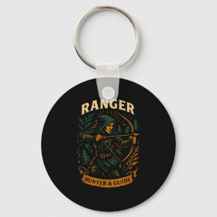 Llavero Rpg Gamer Ranger D20 Dice Nerdy Geek Hombres Mujer