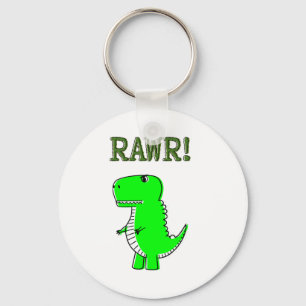Llavero RRAWR T-Rex lindo y enojado