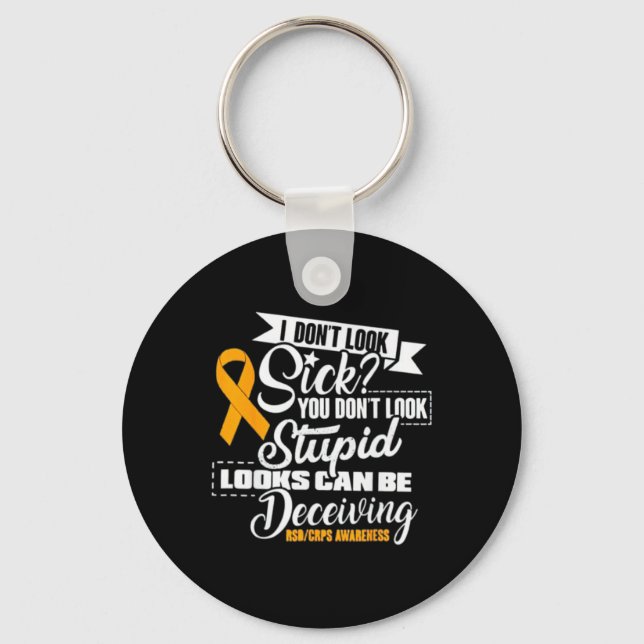 Llavero Rsd Crps Conciencia que no me veo enfermo que no m (Anverso)