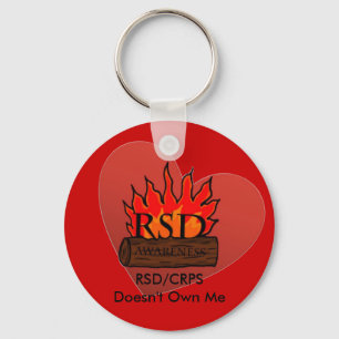 Llavero RSD/CRPS no me posee corazón