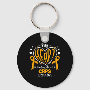 Llavero Rsd Mi Corazón Pertenece A Crps Warrior Crps Aware