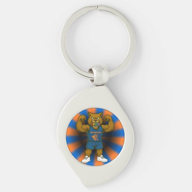 LLAVERO RSD WILDCATS ORGULLO DEPORTIVO KEYCHAIN METALIZADO (Anverso)