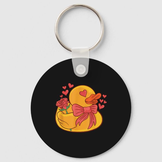Llavero Rubber Duck Valentines Day Rubber Duckie  (Anverso)