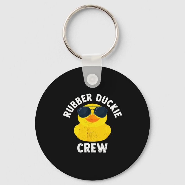 Llavero Rubber Duckie Crew Funny Rubber Duck  (Anverso)