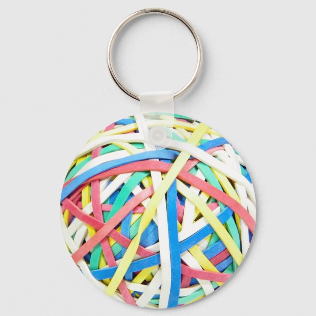 Llavero Ruberbands Ball Keychain (Anverso)
