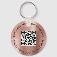 Rubor Pink QR Code Moderno Business