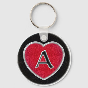 Llavero Ruby and Onyx Keychain