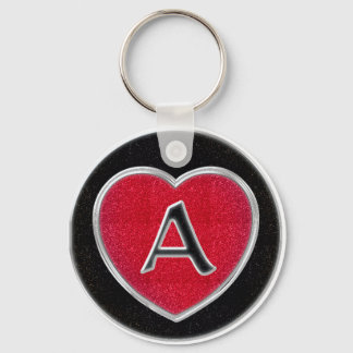 Llavero Ruby and Onyx Keychain