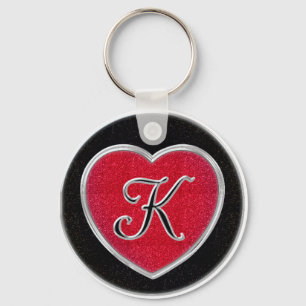 Llavero Ruby and Onyx Keychain