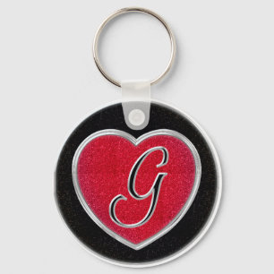 Llavero Ruby and Onyx Keychain