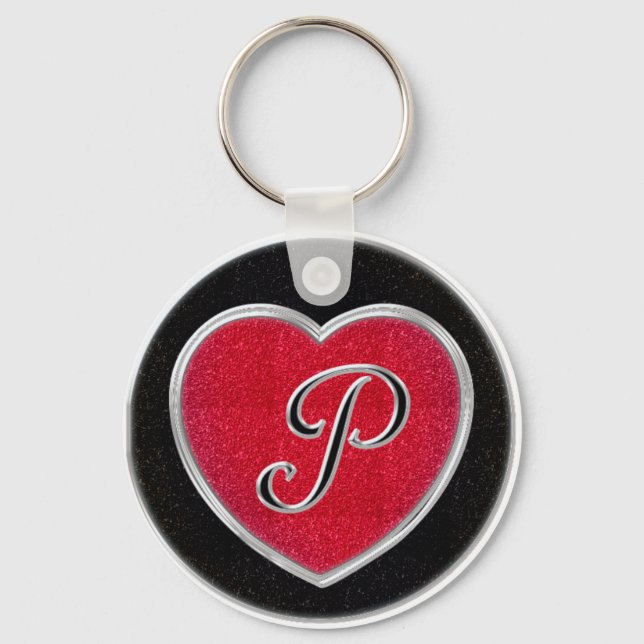 Llavero Ruby and Onyx Monogram Keychain (Anverso)