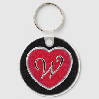 Llavero Ruby and Onyx Monogram Keychain