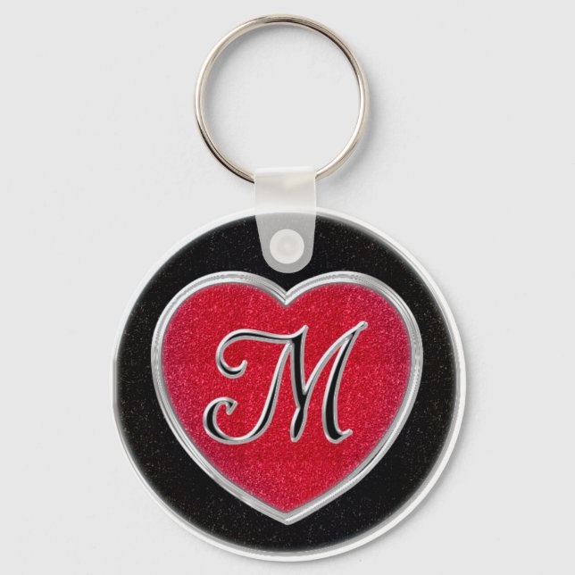 Llavero Ruby and Onyx Monogram Keychain (Anverso)
