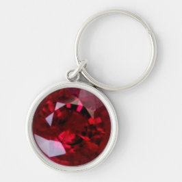 Llavero Ruby Gemstone Keychain