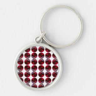Llavero Ruby Gemstone Keychain