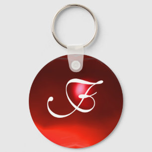Llavero RUBY MONOGRAM, rojo