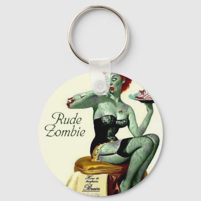 Llavero Rude Zombie "The First Bite" (Anverso)