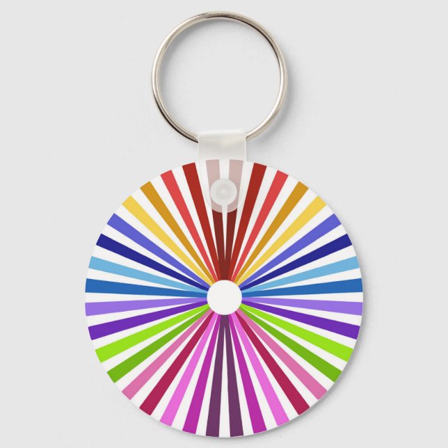 Llavero Rueda arcoiris (Anverso)