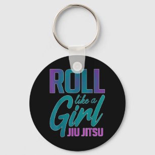 Llavero Rueda Como una Chica BJJ Jiu Jitsu Brasileño Diver