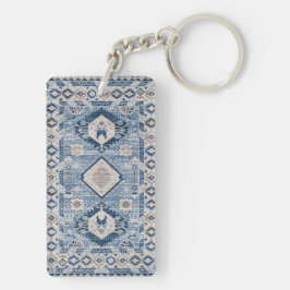 Llavero Rug azul kilim de la antigüedad oriental