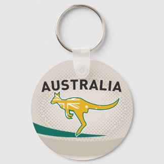 Llavero Rugby Ball Australia kangaroo wallaby