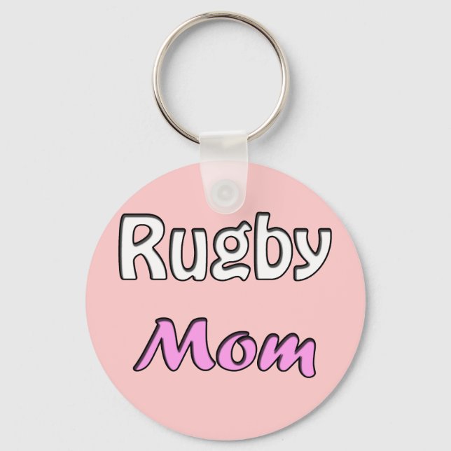 Llavero Rugby Mom (Anverso)