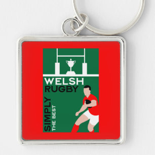 Llavero Rugby Wales Fan Art
